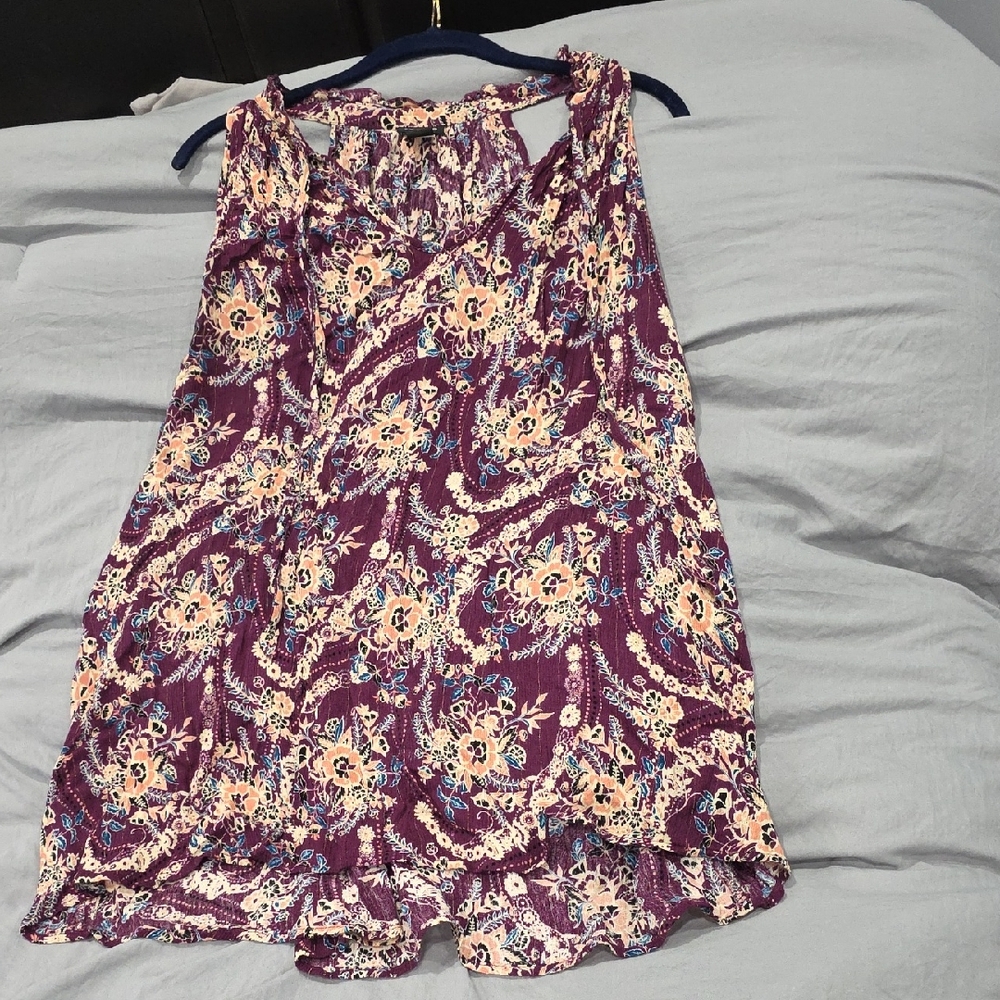torrid Purple Floral Print‎ Top